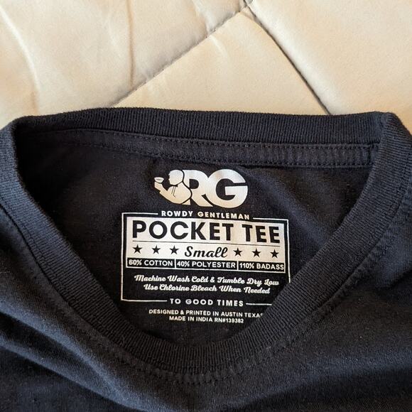 Rowdy Gentleman Men's Long Sleeve Graphic T-shirt Small - Picture 4 of 4